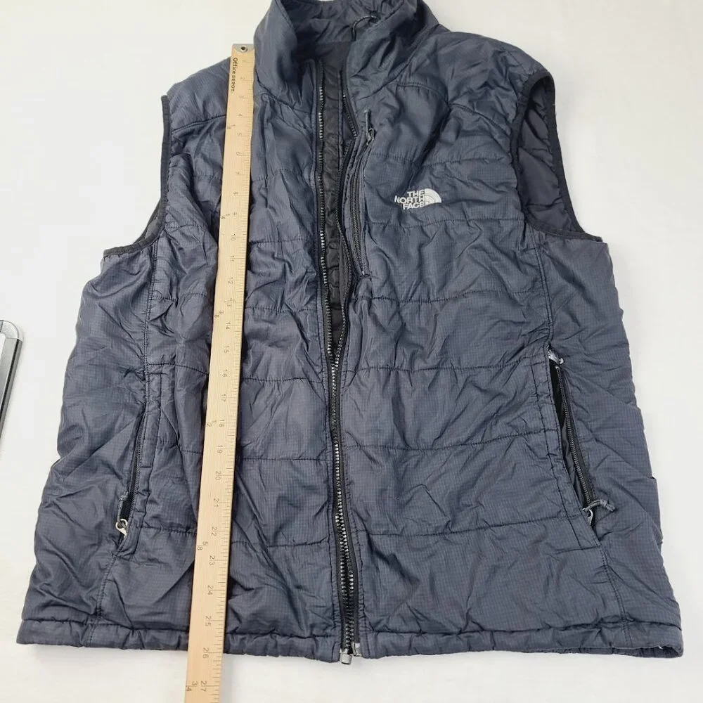 The North Face Men's Black Primaloft Sleeveless‎ Padded Mock Neck Puffer Vest L